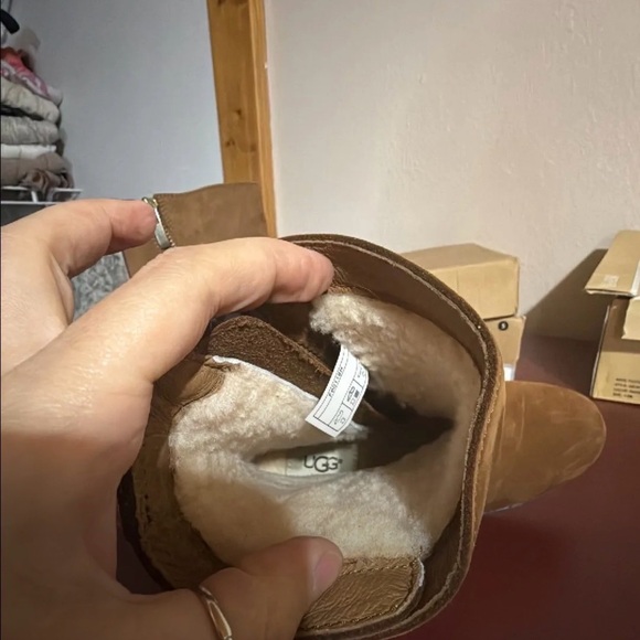 UGG Women's Brown Buckle Winter Boots - Picture 2 of 4